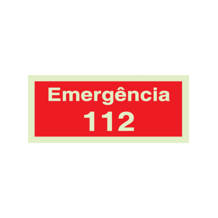 Sinalética 112 - 200x100